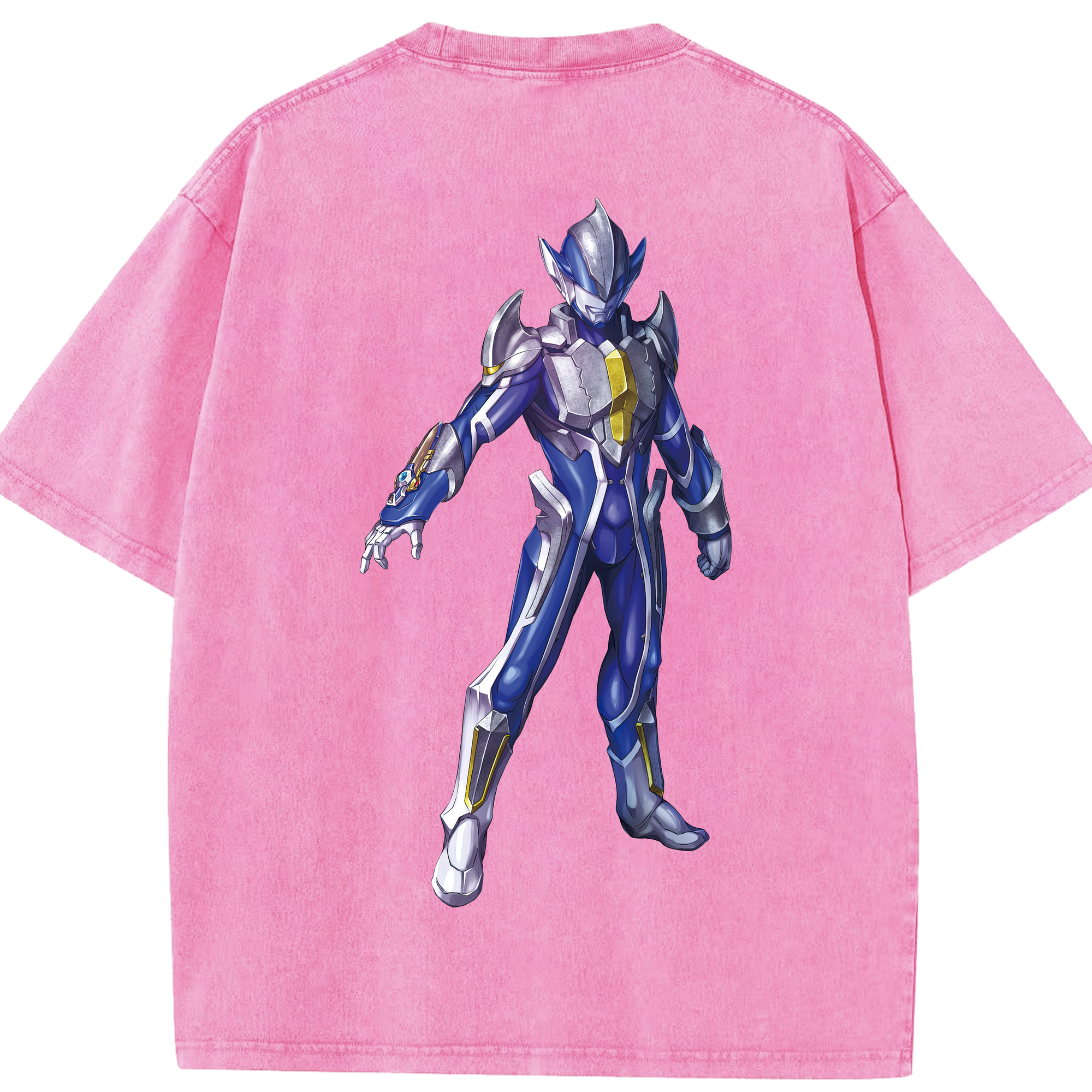 （画像用） ウルトラマン Ultraman 綿100% ヴィンテージ風 半袖Tシャツ（背面プリント）